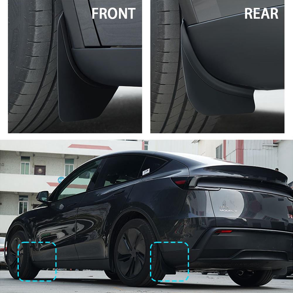 Mud Flaps For Tesla New Model Y 2025 Launch Juniper No Drilling/Tape Splash Guards Fenders Mudguards Mudflaps