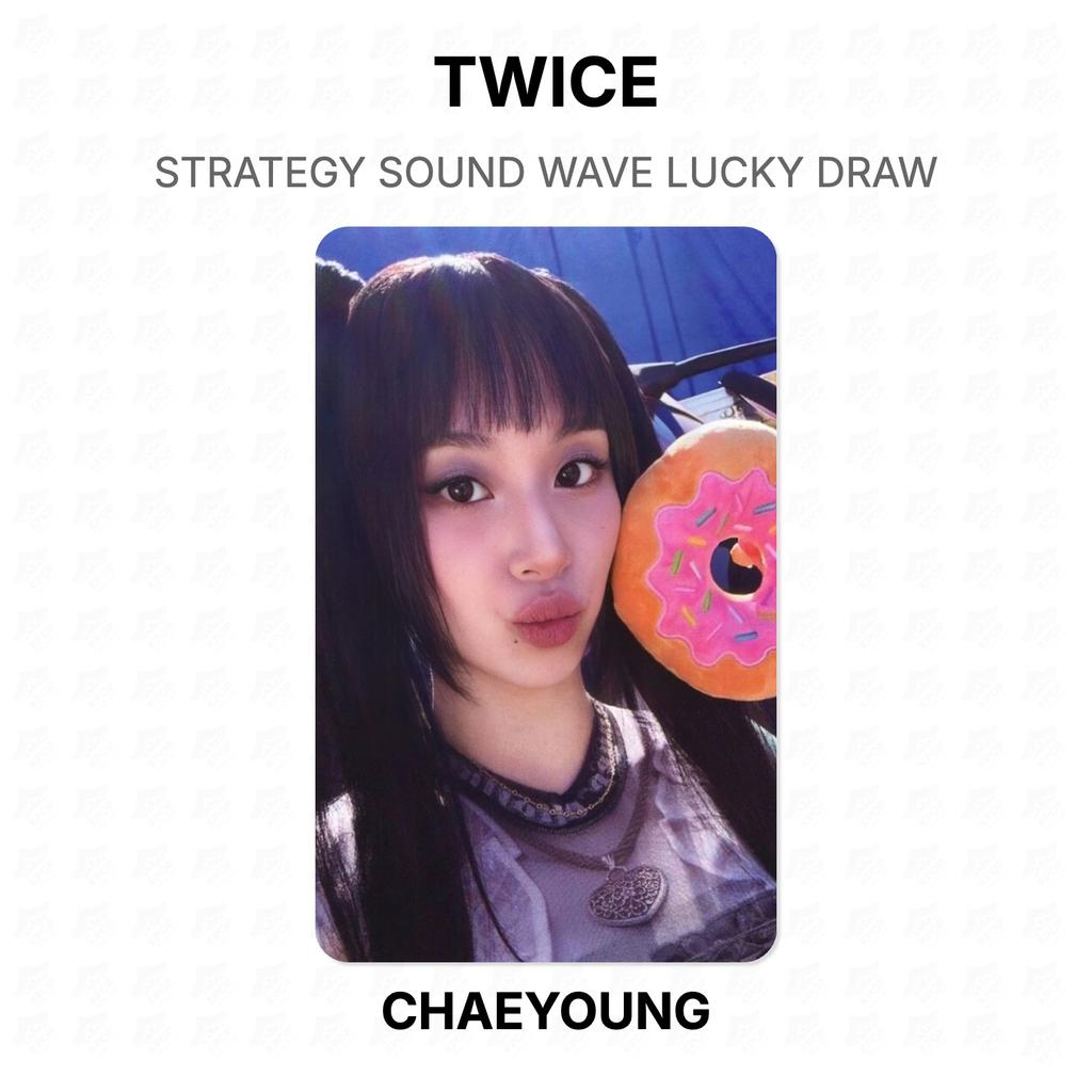 Twice STRATEGY SOUND WAVE Розыгрыш lucky draw Официальная фотокарточка