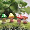 1 шт. Садовый миниатюрный декоративный гриб, кукольная фигурка, цветочный горшок, реквизит для украшения кукольного домика