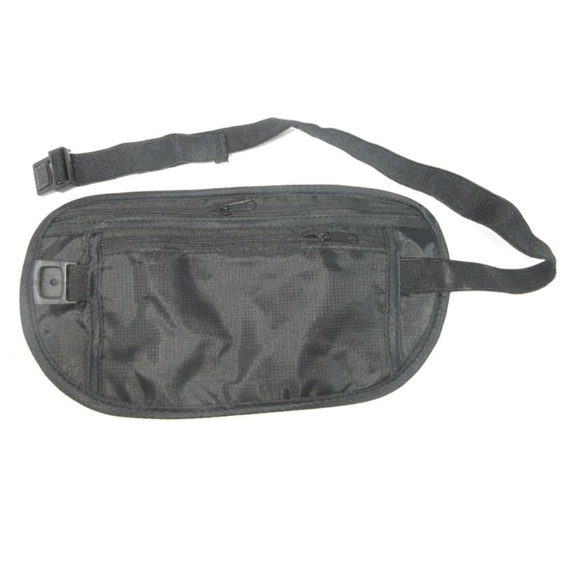 New 1PC Invisible Casual Bag For Men Women Waist Pouch For Passport Money Belt Bag Hidden Security Wallet Travel Waist Packs