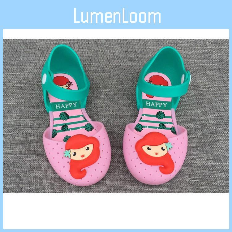 Новые Мини Мелисса Русалка Желейные Туфли Сандалии для Девочек Малышей Принцессы в Американском Размере 813