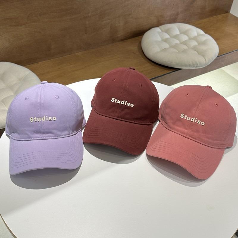 Trend Women's Spring and Autumn Letter Embroidery Cap Outdoor Men's Sunscreen Sun Hat Couple Baseball Hat