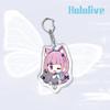 Аниме игры Hololive акриловый брелок металлическое кольцо автомобильная сумка украшение для ключей аксессуар подарок аниме подарки кулон