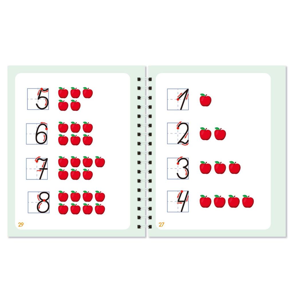 Волшебная пропись по каллиграфии с русскими буквами для детей – 16*20 см, для обводки и тренировки