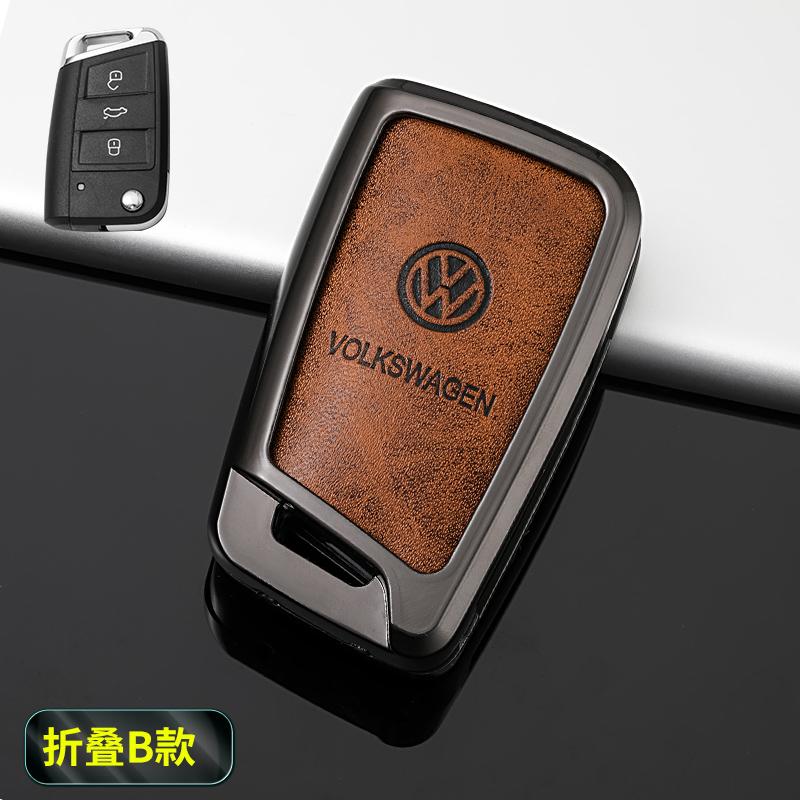 Car Key Case Cover Fob For VW Volkswagen Polo Tiguan MK2 Passat B5 B6 B7 Golf 4 5 6 7 MK6 MK7 Jetta Lavida Keychain Accessories zq4