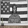 ASAP Rocky Live Love Флаги Rakim Mayers Курящий Настенное панно Альбомные плакаты Декор Мем Гобелен Декор комнаты Эстетичные гобелены