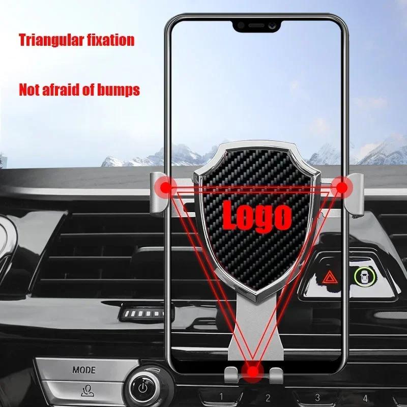 Gravity Car Phone Holder Mobile Phone Holder Stand For Mitsubishi ASX Ralliart Lancer Cordia Pajero Outlander Eclipse L200 EVO
