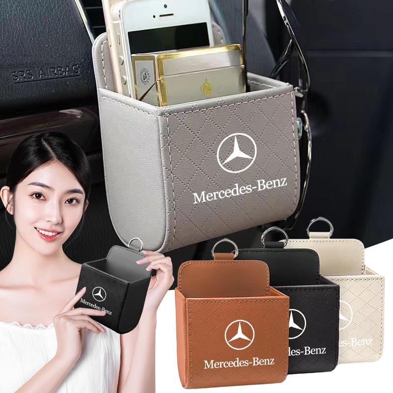 Для Mercedes-Benz AMG C500 C200 C300 A B C E GLA CLA GLK GL ML GLE 1 шт. Автомобильный органайзер для хранения в воздуховоде, органайзер для телефона и очков, автомобильные товары