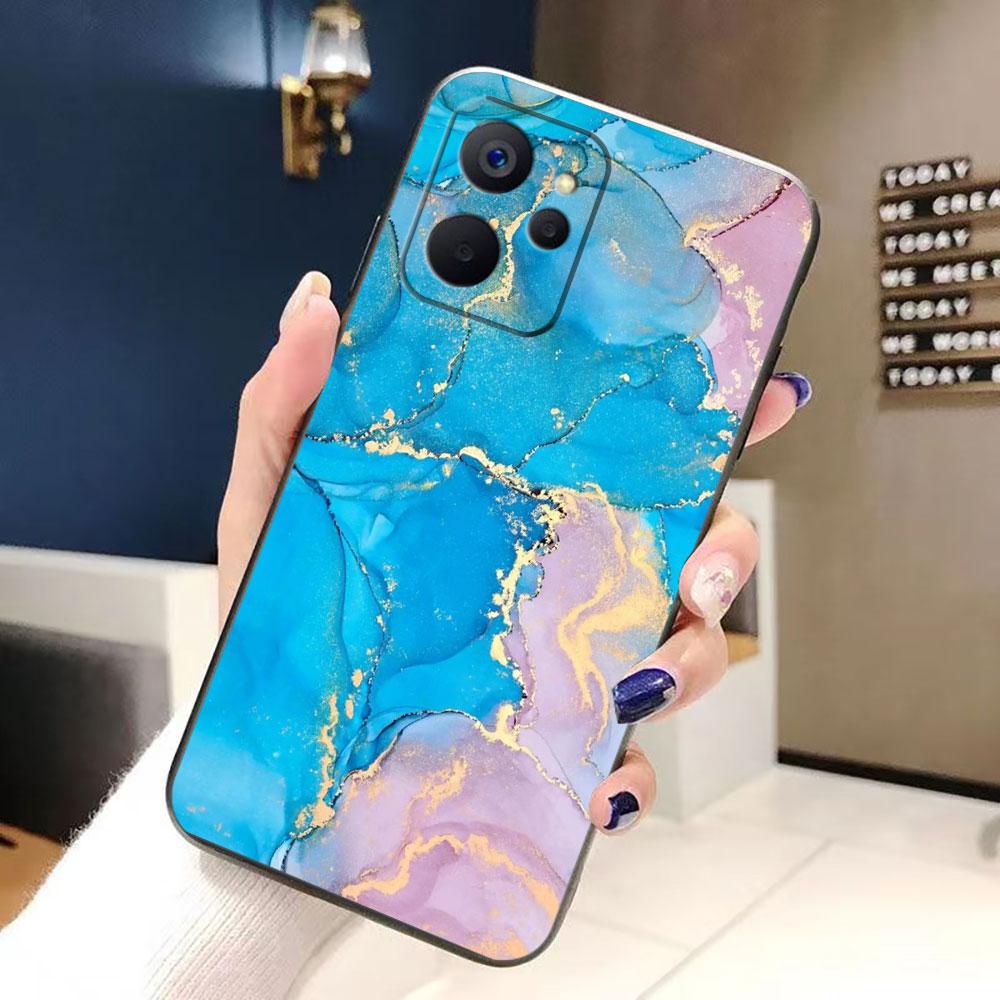 Акварельная Мраморная Чехол для Телефона Для Realme C75 C71 C65 C63 C55 C53 C35 C33 C30 C21 C11 7 6 5 GT NEO 2 NARZO 50 X50 Чехол