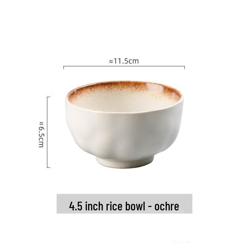 Керамические миски Meishangyuan с краем в виде лепестков лотоса (2-Pack)