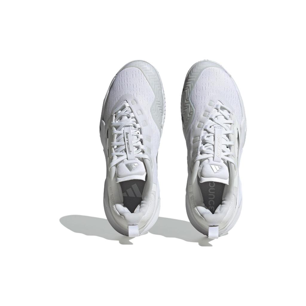 Adidas Barricade White Silver Metallic Women Sneakers Cloud-White Grey-One ID1554