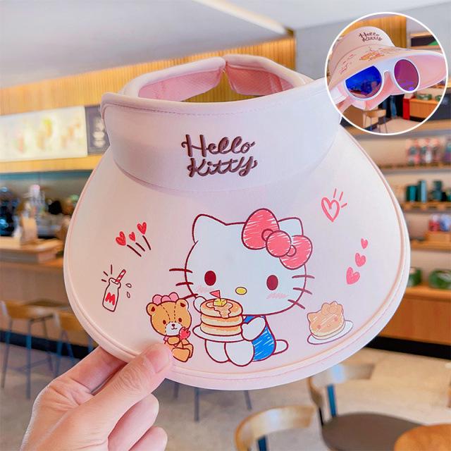 Детская мультяшная шляпа от солнца с УФ-защитой для летнего отдыха на открытом воздухе