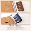 PU Leather Pen Holder Loose-leaf Pen Fixed Clamp Portable Notebook Pen Accessory  for Home School