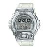 Часы CASIO для мужчин, белые и серебристые, камуфляжный скелетон-дизайн G-SHOCK GM-6900SCM-1, для мальчиков, цифровые, водонепроницаемые,