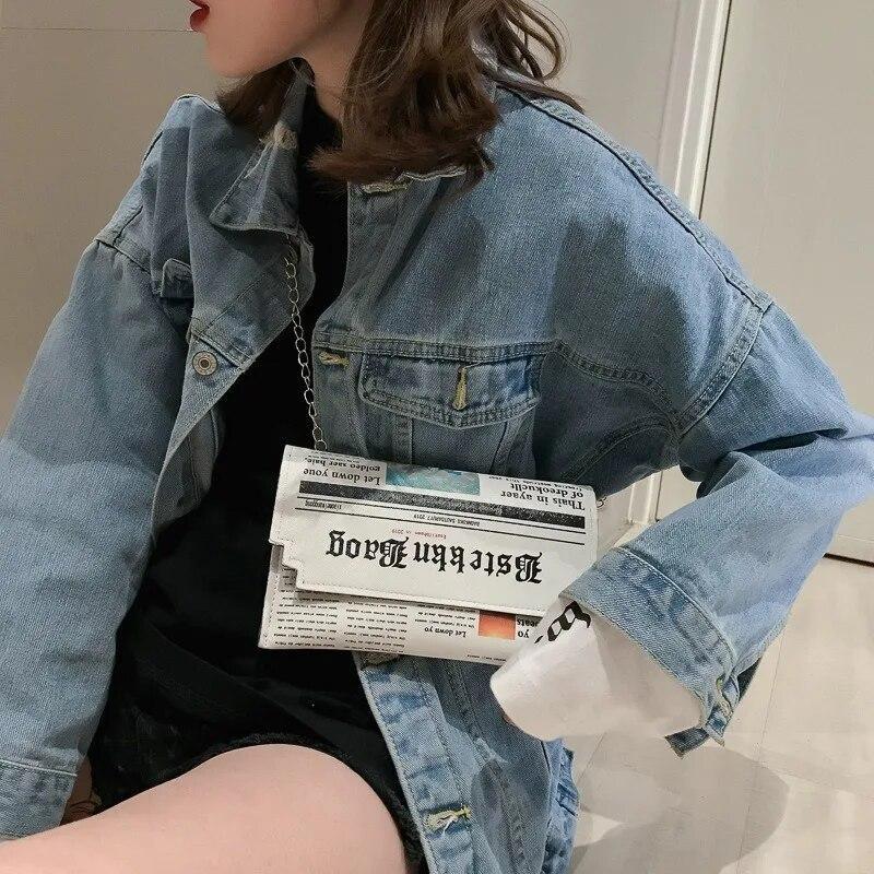 Роскошные дизайнерские женские сумки. Индивидуальные модные сумки на ремне. Женская универсальная сумка-мессенджер. Небольшая квадратная сумка для газетного моделирования.