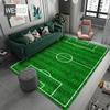 3D Football Field Capet For Living Room Soft Floor Mat Microfiber Large Carpet