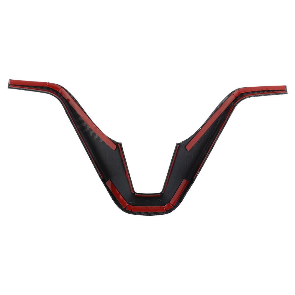 Для Hyundai Tucson 3-го поколения 2016 2017 2018 2019 ABS Накладка-блестка на руль автомобиля из углеродного волокна Декоративная накладка для интерьера Аксессуары