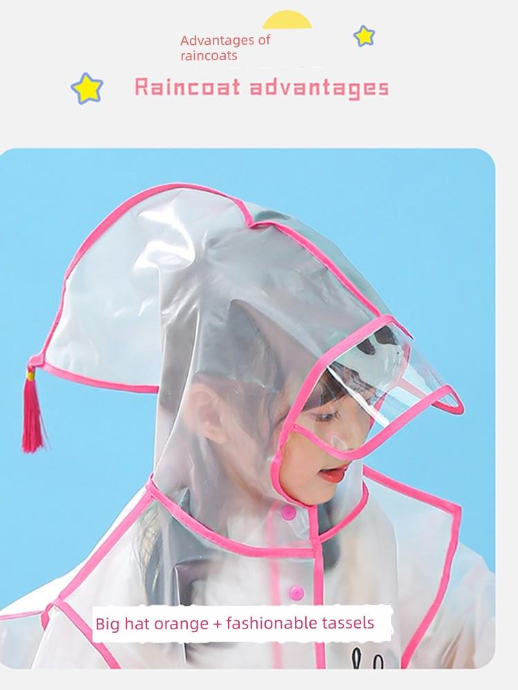 2026 New Model Children's Raincoat Kindergarten-Specific Umbrella Raincoat Boot Set for Girls and Boys, Rain Boots with Separate Upper and Lower Parts