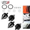 JDM Быстросъемные Крепежи Шипы Для Бамперов Крышки Багажника Крыльев Хэтчбека Комплект Черный