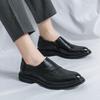 Мужская обувь Большой размер Повседневная кожаная обувь Модная мужская деловая обувь для платья Тренд Обувь парикмахера Лоферы