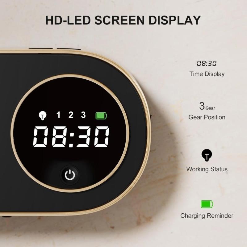 Automatic Soap Dispenser Touchless Foaming Hand Cleaner Wall Mount Rechargeable Device Perfect for Bathroom and Kitchen