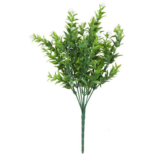 1 букет искусственных цветов, реалистичные, не увядающие, устойчивые к ультрафиолетовому излучению, красивые стильные цветы с визуальной имитацией для сада