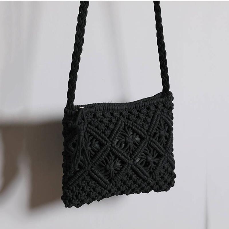 Модные тканые сумки на плечо, соломенные летние женские тканые сумки через плечо, пляжная дорожная сумка, женская сумка, женские сумки-мессенджеры Bolsa