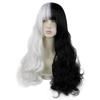 Anime Wig Monokuma Cosplay Wig Danganronpa Women Cosplay Wig Kuma Halloween Girl Anime Wigs + 2pcs Headwear