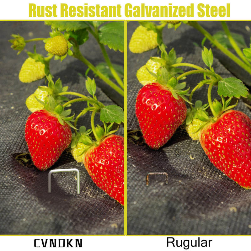Садоводство на открытом воздухе Тепличные крепежные гвозди Ландшафтные скобы Колышки Шайбы для ткани от сорняков Почвопокровная ткань Контроль сорняков