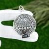 925 Sterling Silver Radiant Natural Tibetan Turquoise Wife New Pendant Jewelry