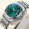 Men's Waterproof Luminous Stainless Steel Wristwatch Simple Calendar Quartz Watch Men's Fashion Business Watch