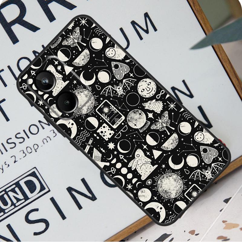 Witch Lunar Magic For Realme C67 C55 C53 C51 C35 C33 C31 C30 C25s C21Y GT Neo 6 GT5 9 10 11 12 Pro Plus Case