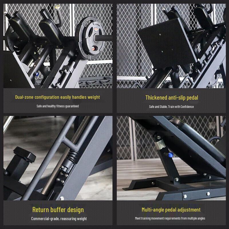 Yimai 45-Degree Leg Press & Squat Machine