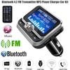 1,8-дюймовый автомобильный Bluetooth FM-передатчик, беспроводной радиоадаптер, музыкальный плеер громкой связи, автомобильный комплект, поддержка TF-карты, USB-диска, AUX