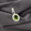 Peridot Jewelry, 925 Solid Sterling Silver Pendant, Handmade Gemstone Jewelry Pendant For Thanksgiving Gift
