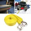 4M Heavy-duty 5-ton Car Towing Rope Thickened Pulling Rope Towing Rope Trailer with Trailer Hook Rope