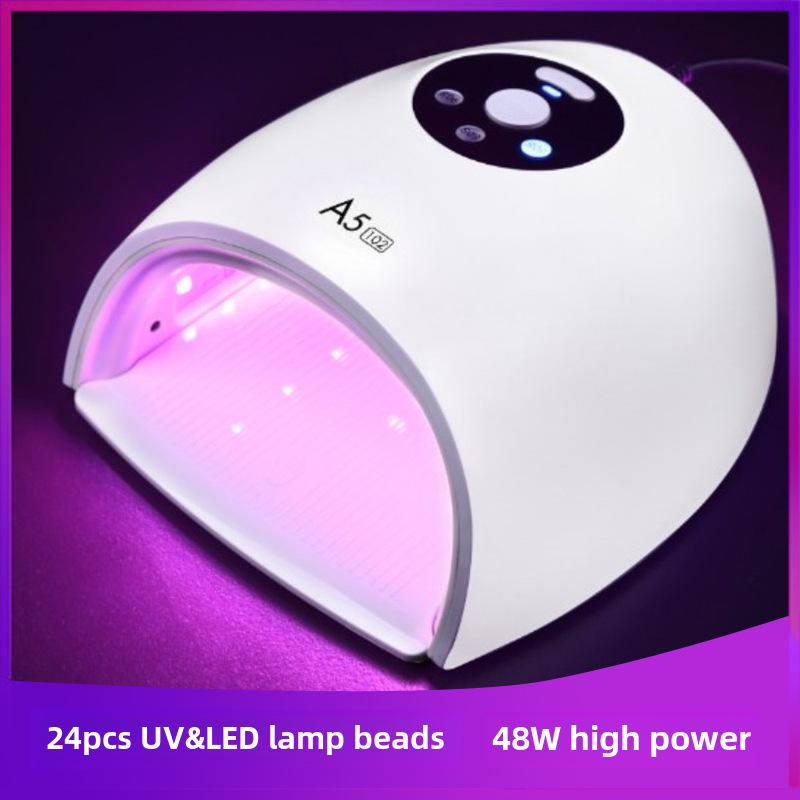 УФ-лампа для ногтей Quick-Dry SUN мощностью 48 Вт — без затемнения рук