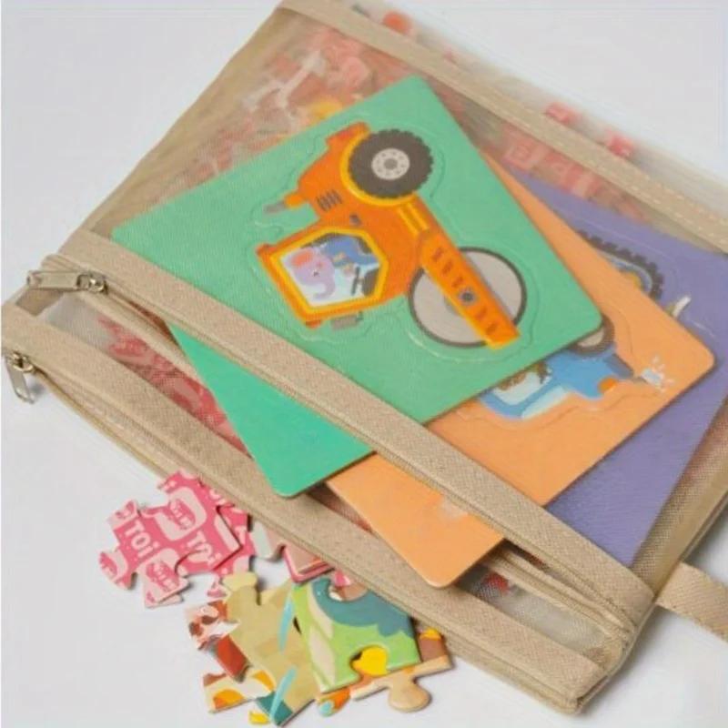 A4/A5 Моранди Двухслойная Прозрачная Нейлоновая Сетка Студенческая Сумка для Хранения Материалов для Классификации Тестовых Работ,Сумка для Документов,Сумка для Ручек