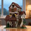 1404 детали MOC Серия 7 'Пиратская таверна' Строительные блоки Модель Конструкторы DIY Идея Рождественский подарок Креативное образование Кирпичики Дети