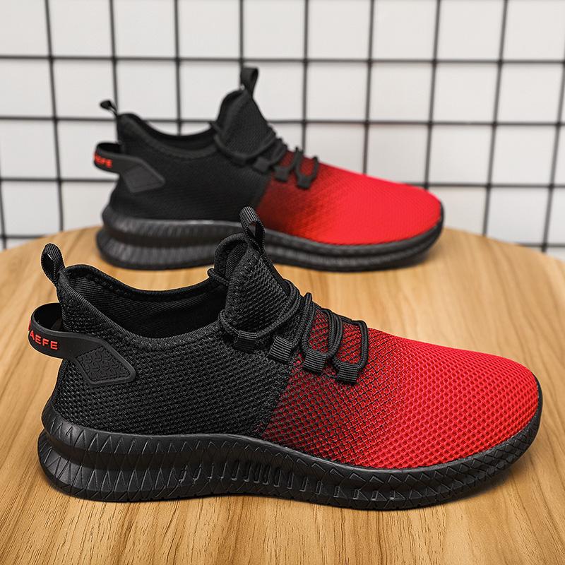 40-47 Мужская летная тканая обувь большого размера, спортивная обувь, сверхлегкая мужская обувь