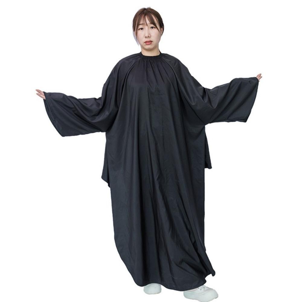 Профессиональная накидка с длинным рукавом для стрижки волос, водонепроницаемая, салонная парикмахерская ткань, парикмахерская