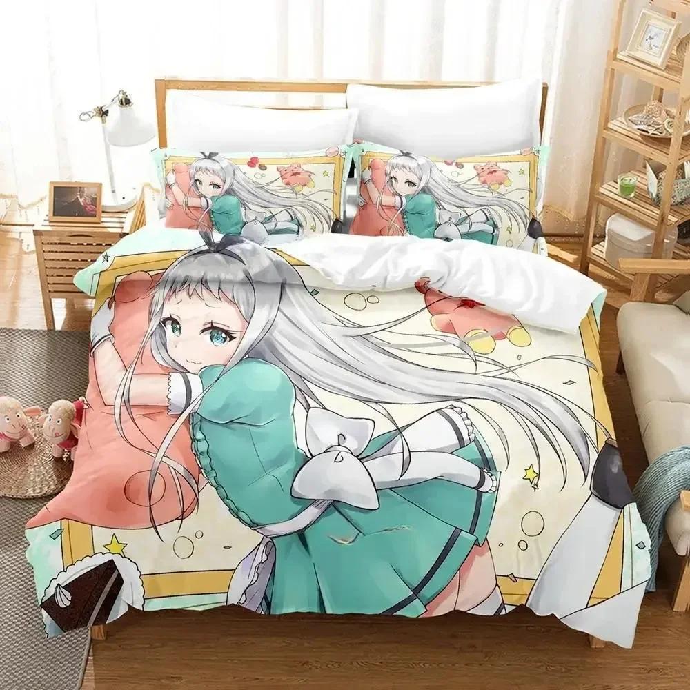 3D Kawaii Blend S Bedding Set Printed With Pillowcase Duvet Cover Soft Queen King Size Bedclothes Home 3D Anime Bed Sheet Set