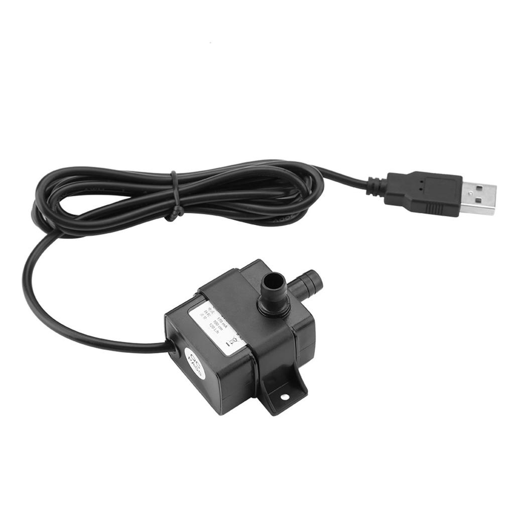 Бесщеточный насос USB DC 5 В для аквариума, фонтана, циркуляции воды, погружной насос