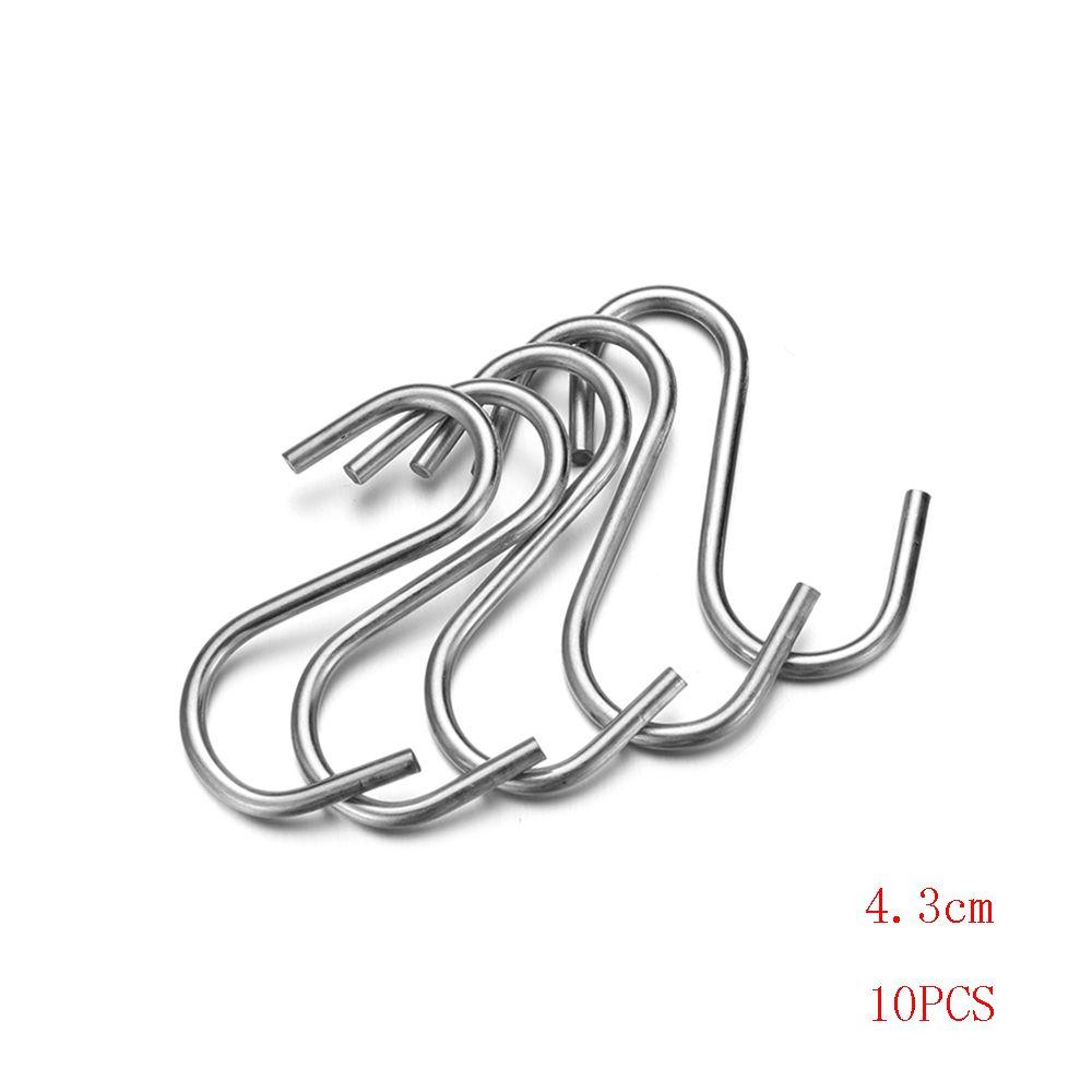 5/10/20 шт. Держатель для домашней кухни из нержавеющей стали S-образный крючок для хранения, застежки, крючки, вешалка