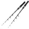 Ultralight Telescopic Tinplate Fishing Rod—Sensitive Tip for Small Fish, Compact for Backpacking.
