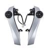 Steering Wheel Trim with Control Buttons Silver ABS Multifunction Replacement for Prius 2009?2014