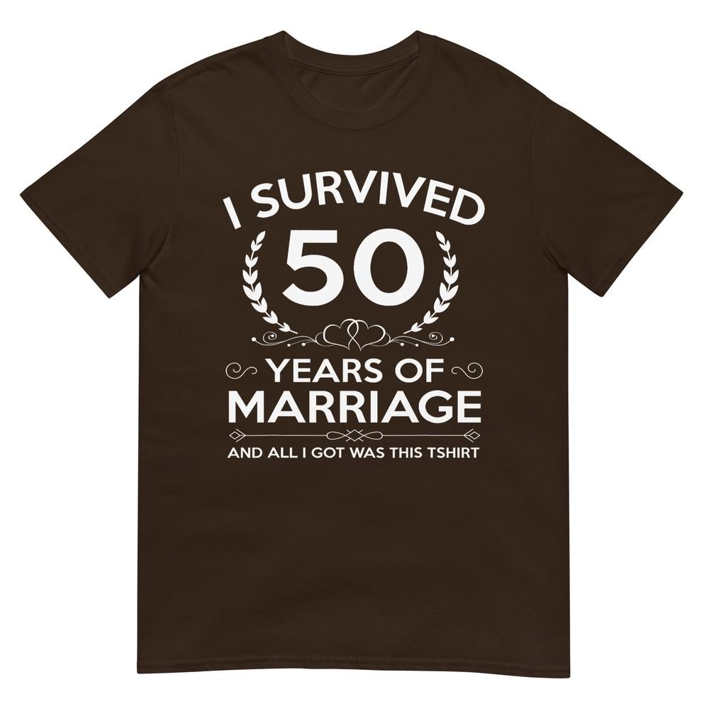 50th Wedding Anniversary Gifts Couples Husband Wife 50 Years TShirt