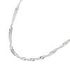 Gin No Singapore 45cm Wide Silver 925 Necklace Chain Only [Shinjuku Kura] Chain, Long, Approx. 1.4-1.6mm (Approx. 1.6mm Wide), Chain, Women's, SV,