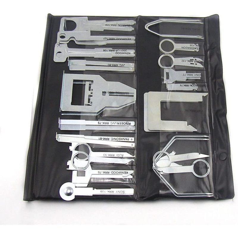 38 шт., автомобильный стерео CD-плеер, наборы инструментов для ремонта и удаления радиоприемника с прочным чехлом, автомобильные дверные панели