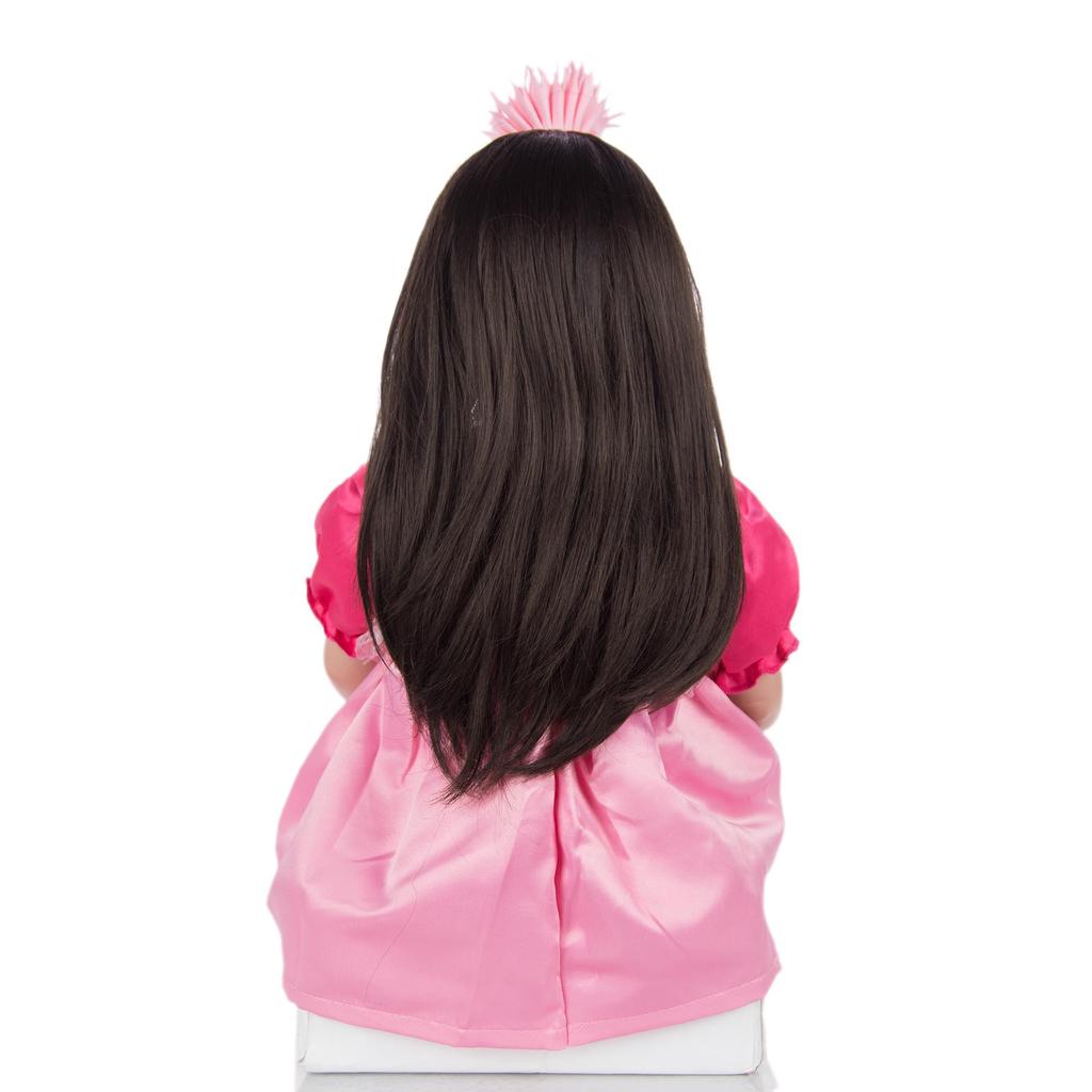 60 см силиконовые куклы Reborn для девочек, модные реалистичные тканевые тела, Adoral Boneca Reborn, кукла для новорожденных, детский подарок на день рождения, Рождество